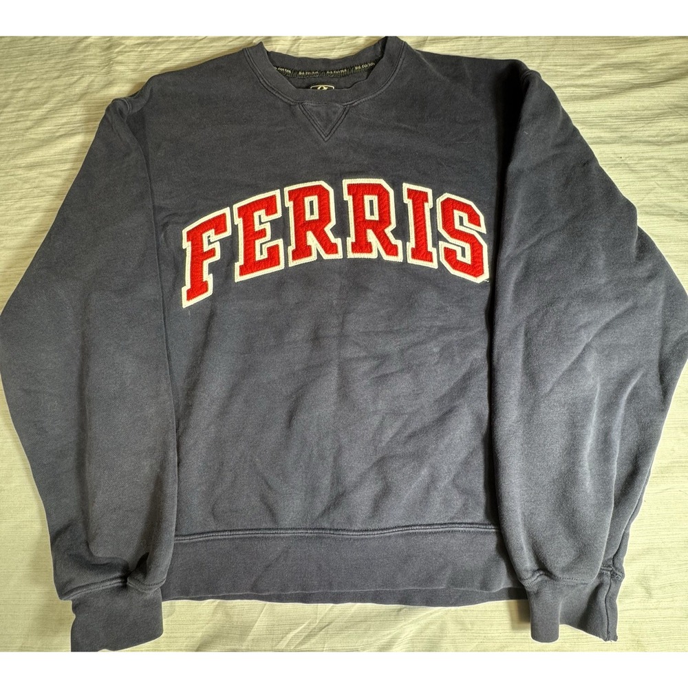 Ferris University Pullover Sweatshirt Gear for Sports Size Small